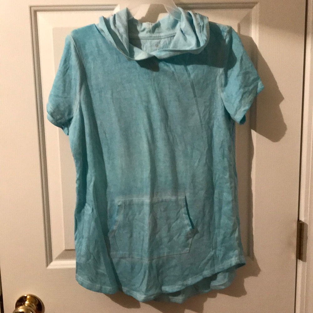 SO Size XL Girls Short Sleeve Hoodie